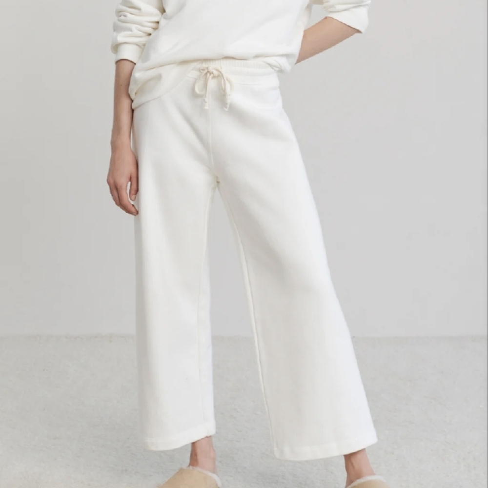 Medium White Jenni Kayne Marina Sweatpant